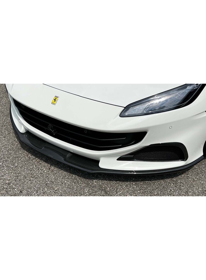 Ferrari Portofino M Carbon parachoques delantero labio divisor labio delantero