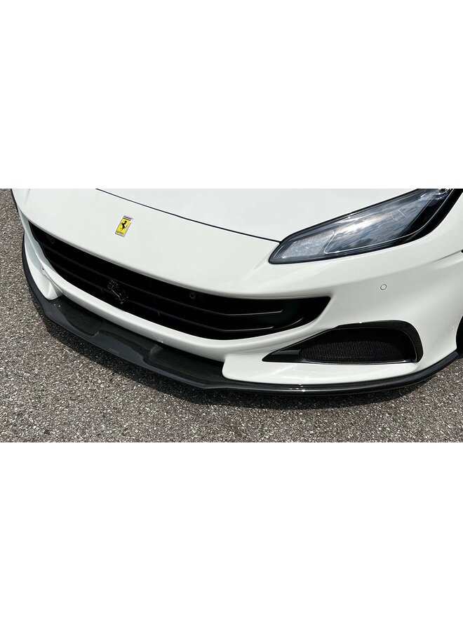 Ferrari Portofino M Carbon voorbumper voorlip splitter lip