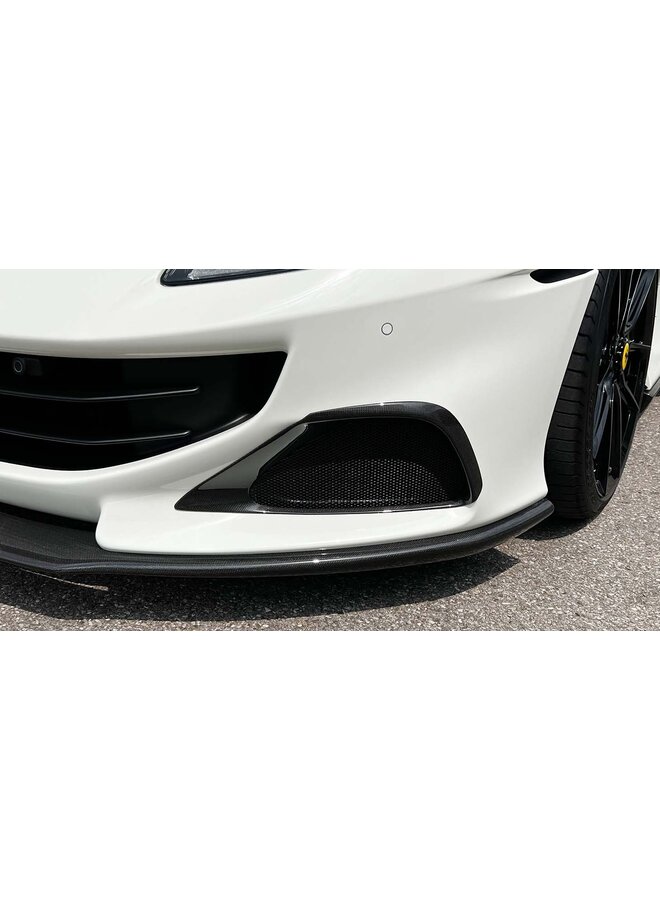 Ferrari Portofino M carbon front bumper air scoop inlet