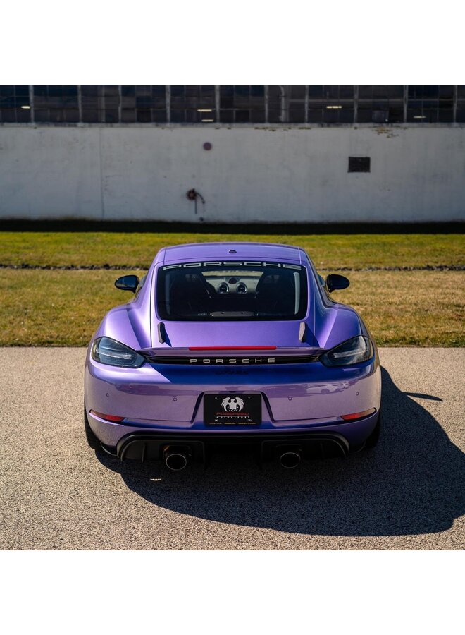 Kit de eliminación de alerones Porsche 718 GT4RS