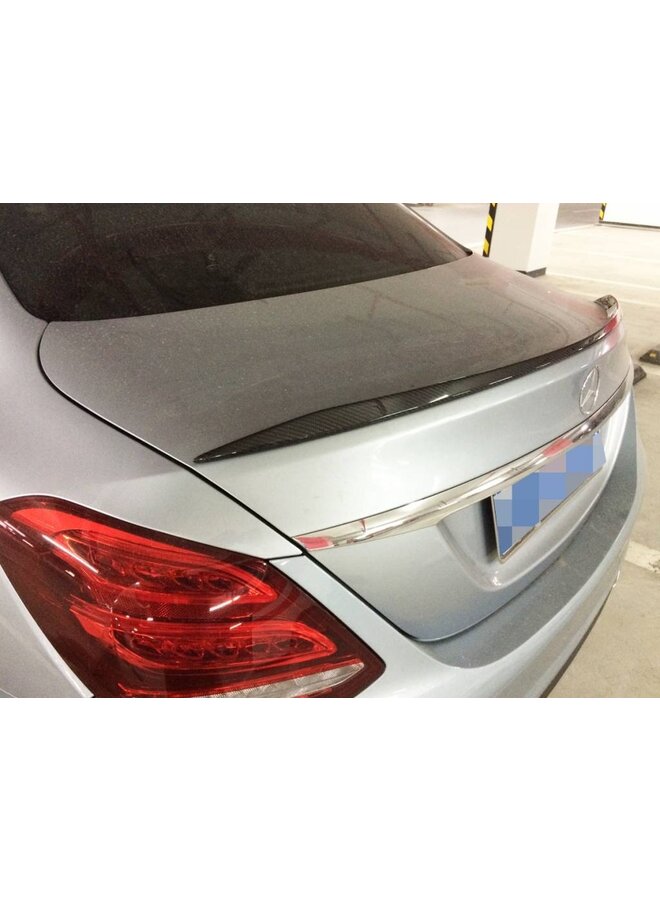 Carbon C63 style spoiler W205