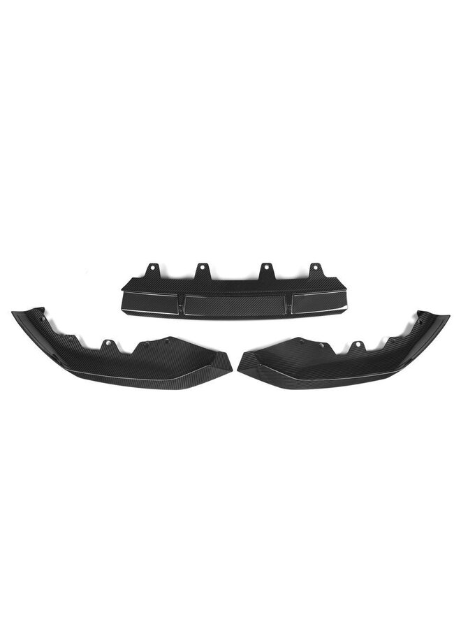 BMW G30 G31 5 serie LCI carbon voorlip splitter