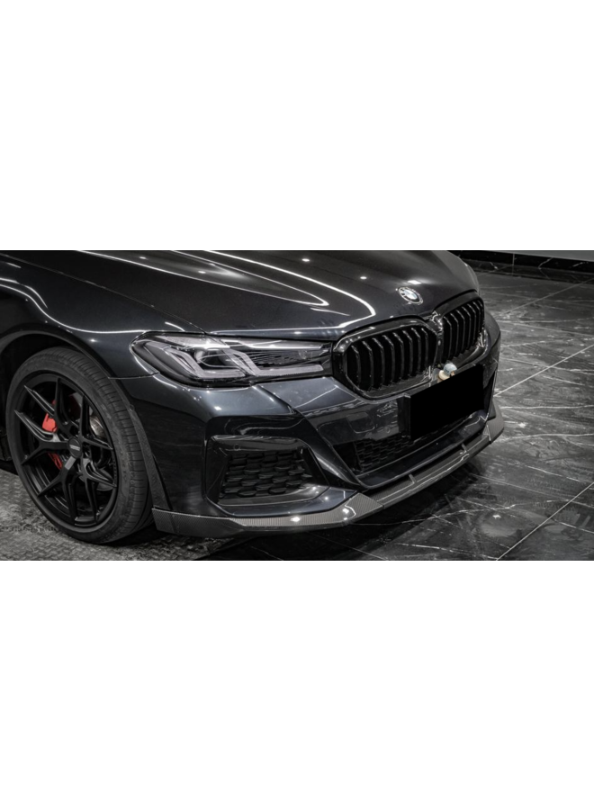 BMW G30 G31 5 serie LCI carbon voorlip splitter