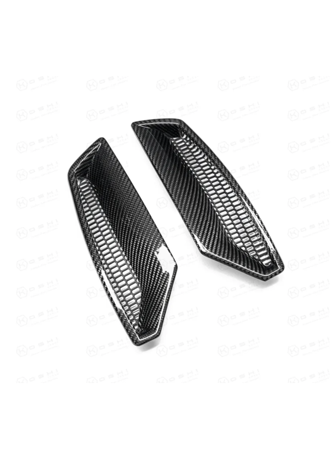 Entrada de ar do para-choque traseiro Toyota Yaris GR Carbon