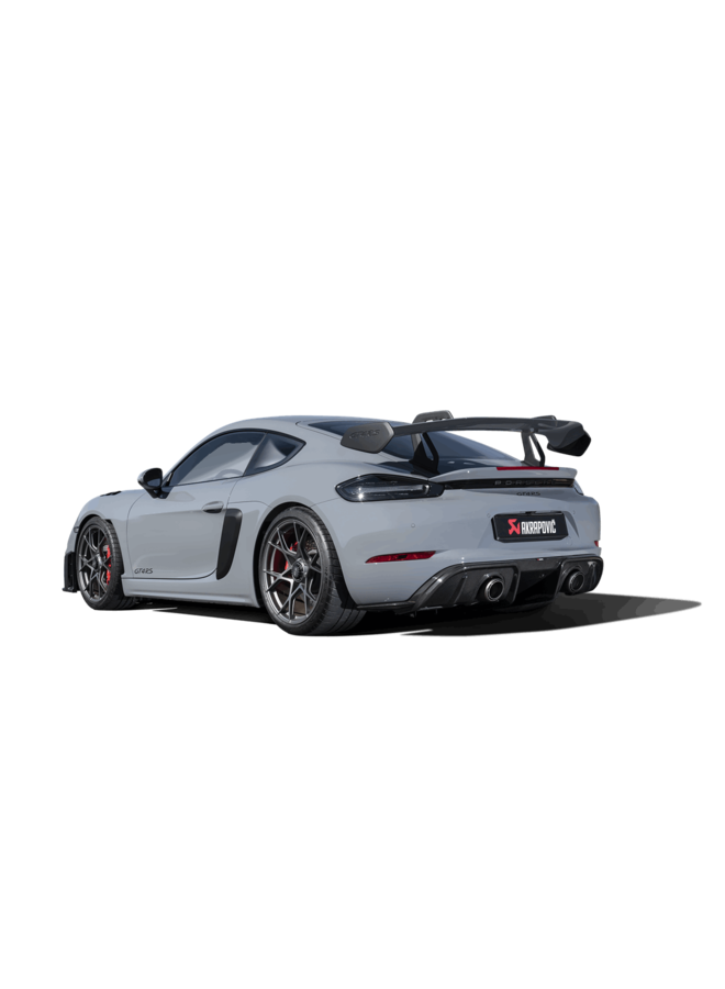 Porsche 718 GT4RS Carbon Akrapovic diffusor