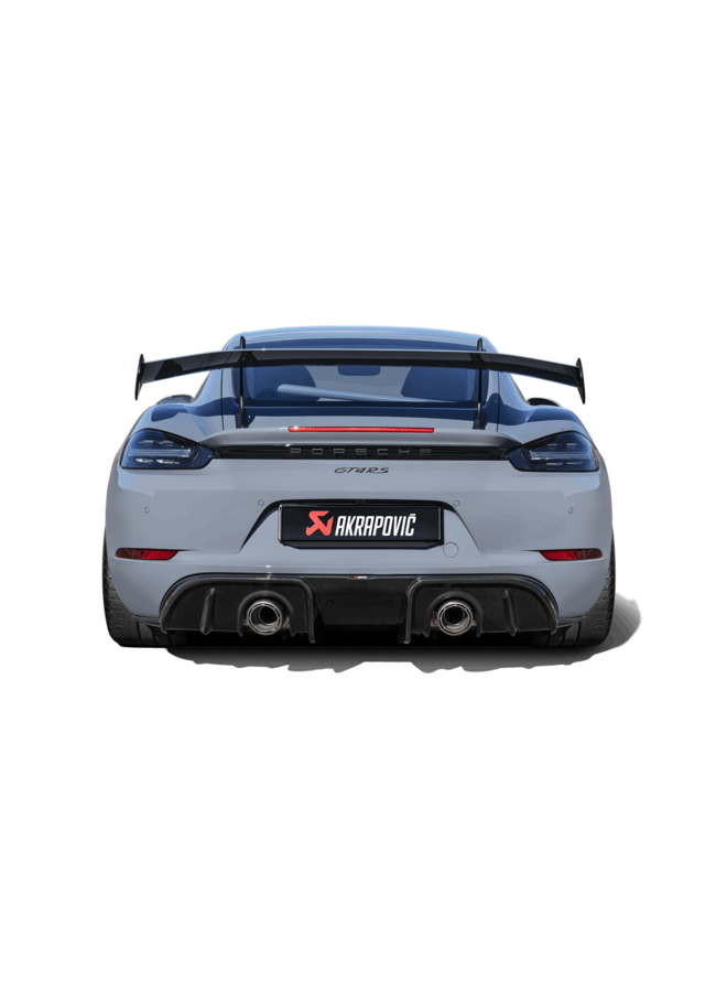 Porsche 718 GT4RS Carbon Akrapovic Diffusor