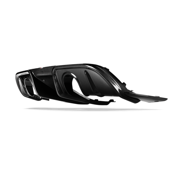 Difusor Akrapovic de carbono Porsche 718 GT4RS