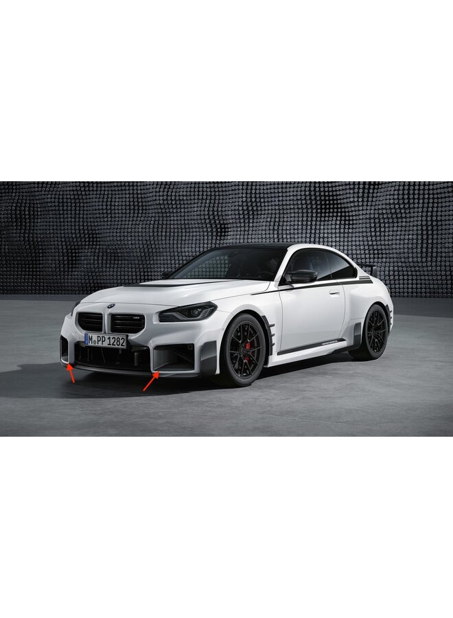 BMW G87 M2 Carbon Performance voorbumper lucht happer inlaat