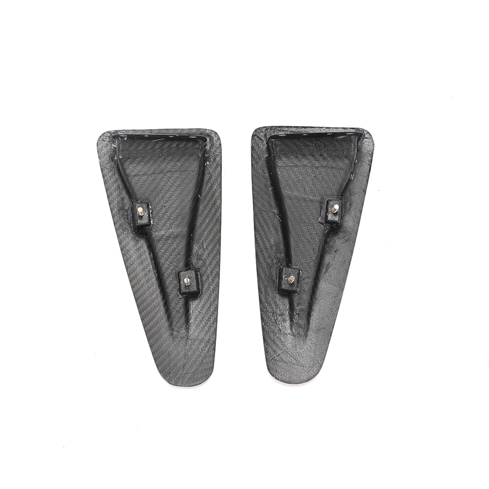 2 Prese D'Aria Universali Per Cofano Auto, In ABS, Colore Bianco. Dimensioni 33x18 Cm, Facili Da Installare Con Nastro Adesivo. Accessorio Tuning.