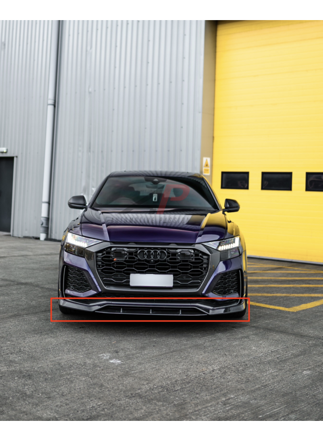 Divisor de lábio dianteiro Audi RSQ8 Carbon