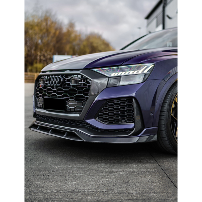 Audi RSQ8 Séparateur de lèvre avant en carbone