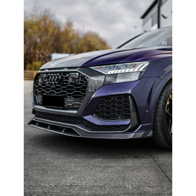 Divisor de labio delantero de carbono Audi RSQ8