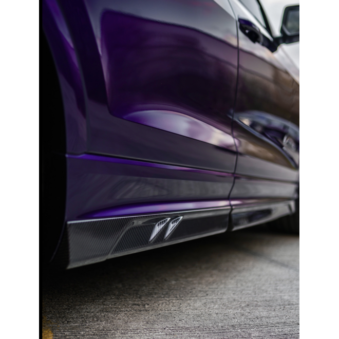 Extensions de jupe latérale Audi RSQ8 Carbone