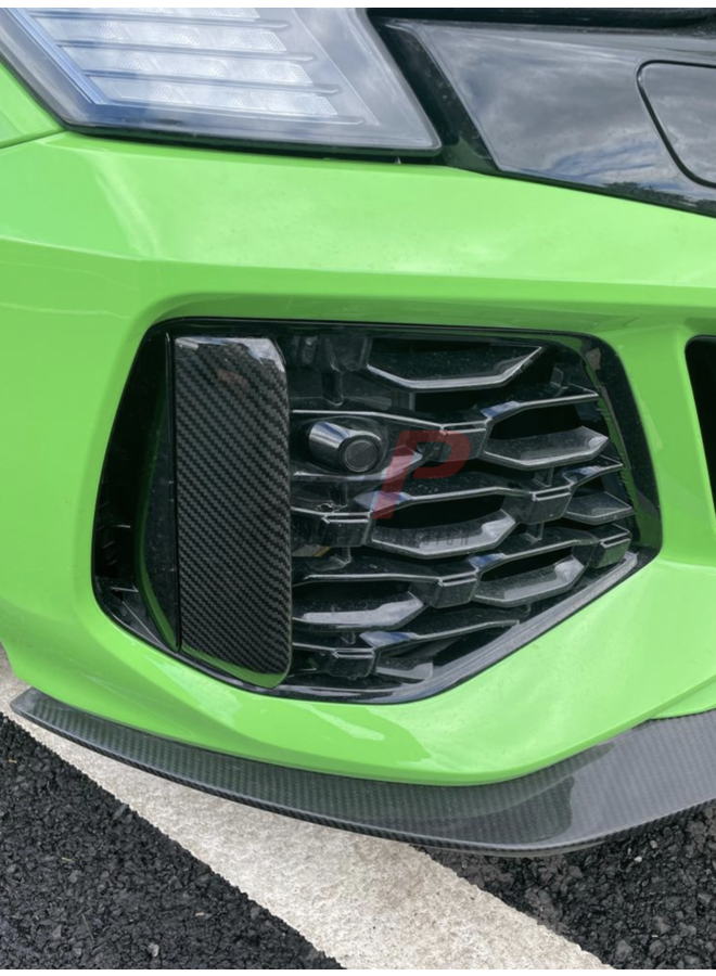 Inserção de entrada de ar do para-choque dianteiro Audi RS3 8Y Carbon