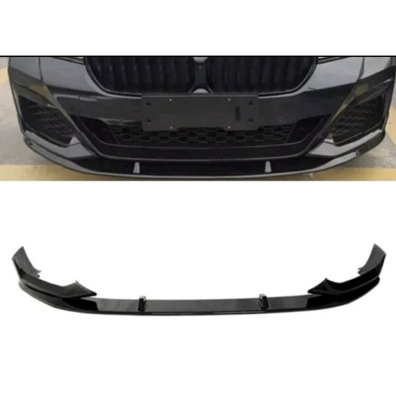 BMW 5er G30 G31 Hochglanzschwarze Performance-Frontlippe LCI