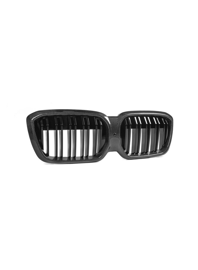 BMW ix3 G08 carbon grill kidney grille