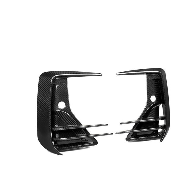 BMW IX3 G08 Entrada de aire canard para parachoques delantero de carbono