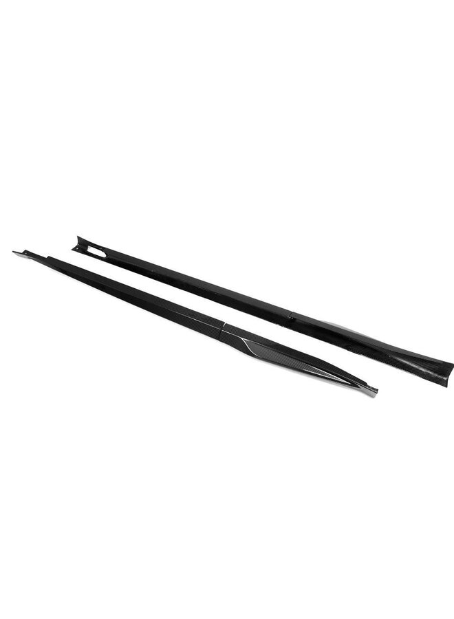 Extensões de saias laterais em carbono BMW IX3