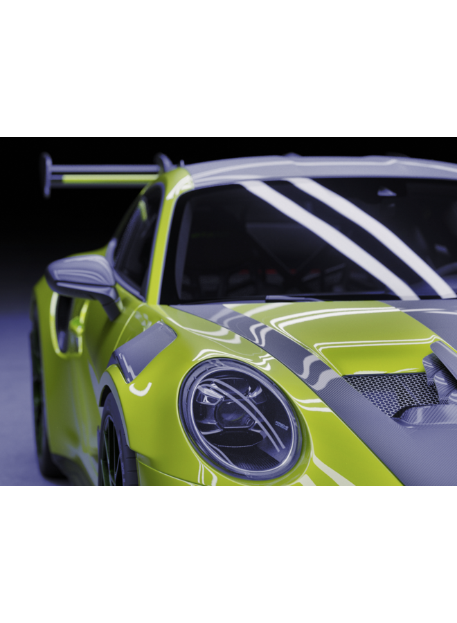Porsche 911 992 GT3RS Carbon side screen louvres