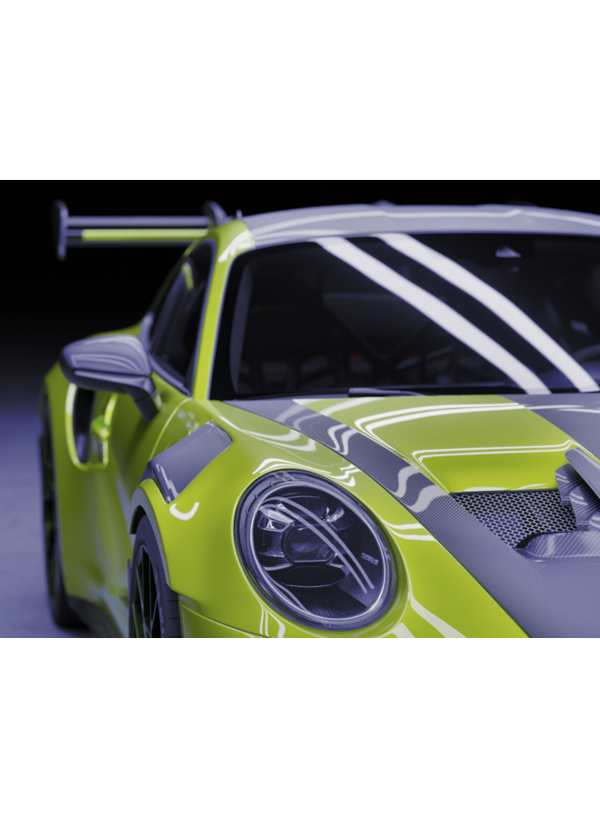 Porsche 911 992 GT3RS Carbon zij scherm louvres