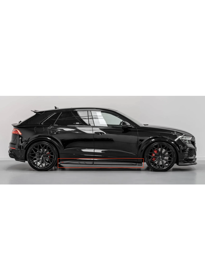 Audi RSQ8 Urban carbon side skirt extensions