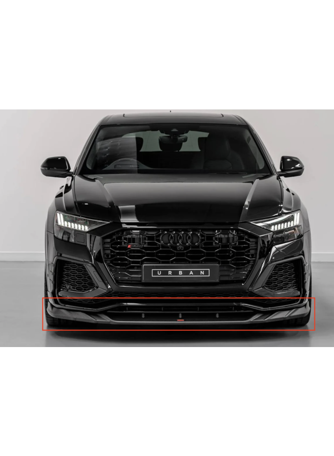 Audi RSQ8 Urban Carbon front lip splitter