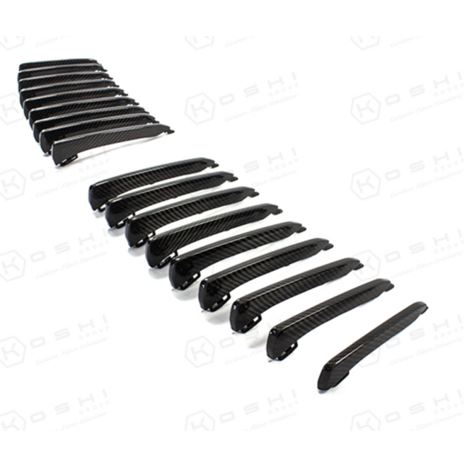 Lamas del motor del maletero de carbono Porsche 911 992
