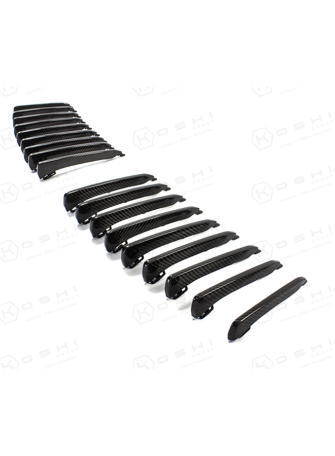 Porsche 911 992 carbon trunk motor slats