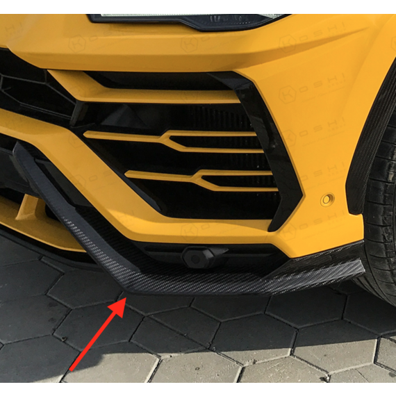 Splitter paraurti anteriore in carbonio Lamborghini Urus