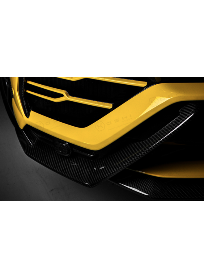 Divisor de parachoques delantero de carbono Lamborghini Urus