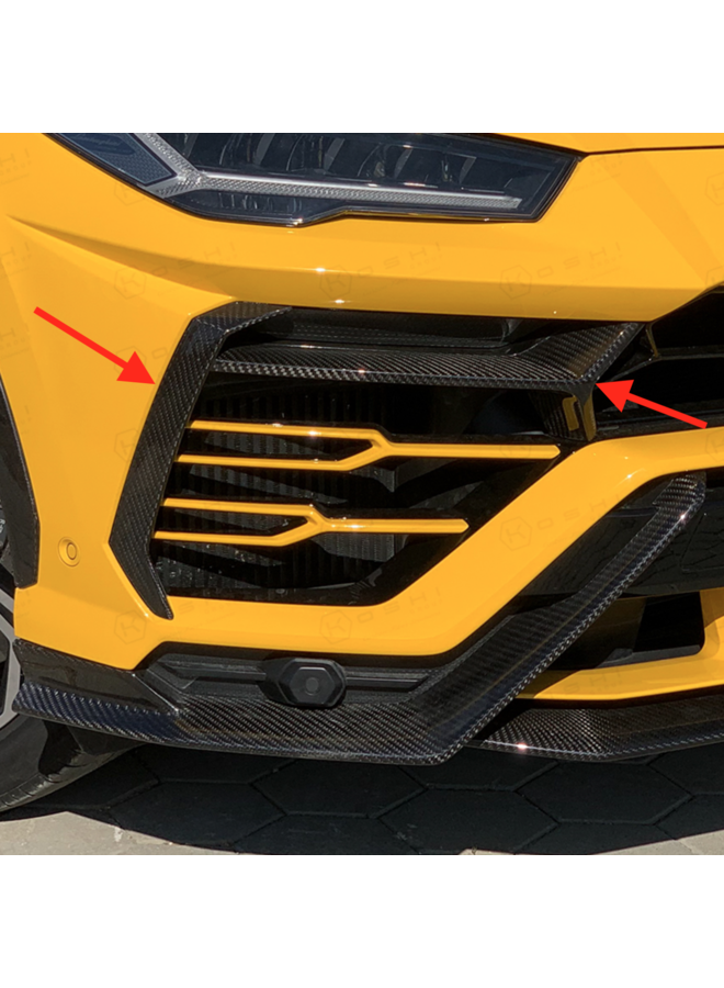 Lamborghini Urus canard inserir pára-choque dianteiro