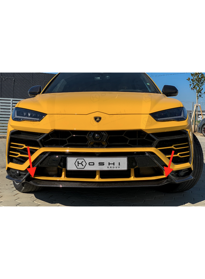 Divisor de lábios dianteiro em carbono Lamborghini Urus