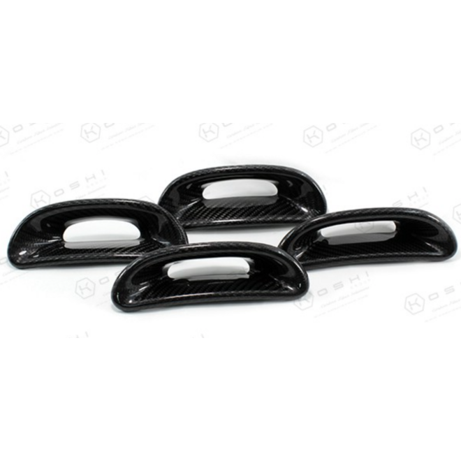 Inserto de reposacabezas de carbono Fiat 500 595 Abarth