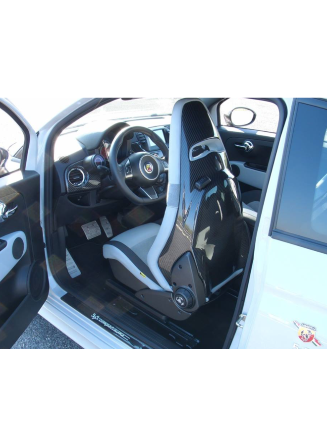 Coprisedili in carbonio Fiat 500 595 Abarth