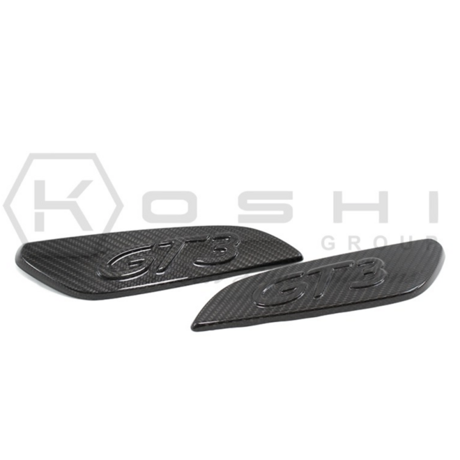 Porsche 991.1 911 GT3 Placa final del alerón de carbono