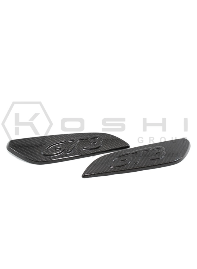 Porsche 991,1 911 GT3 Carbon spoiler endplaat