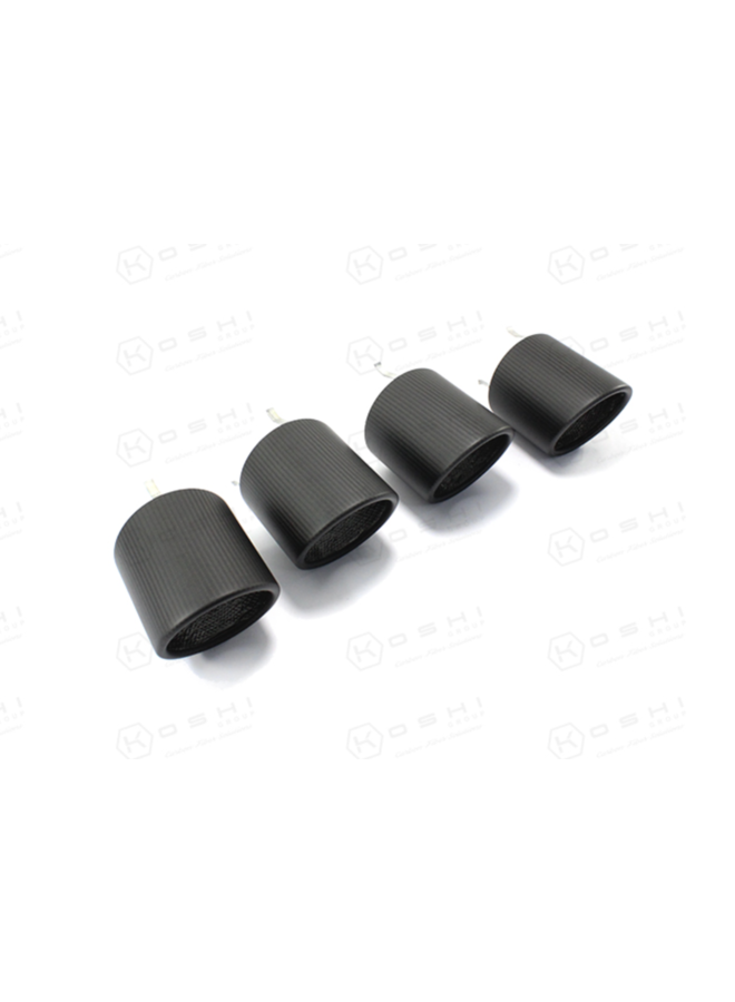 Carbon exhaust tips Alfa Romeo Giulia Stelvio QV