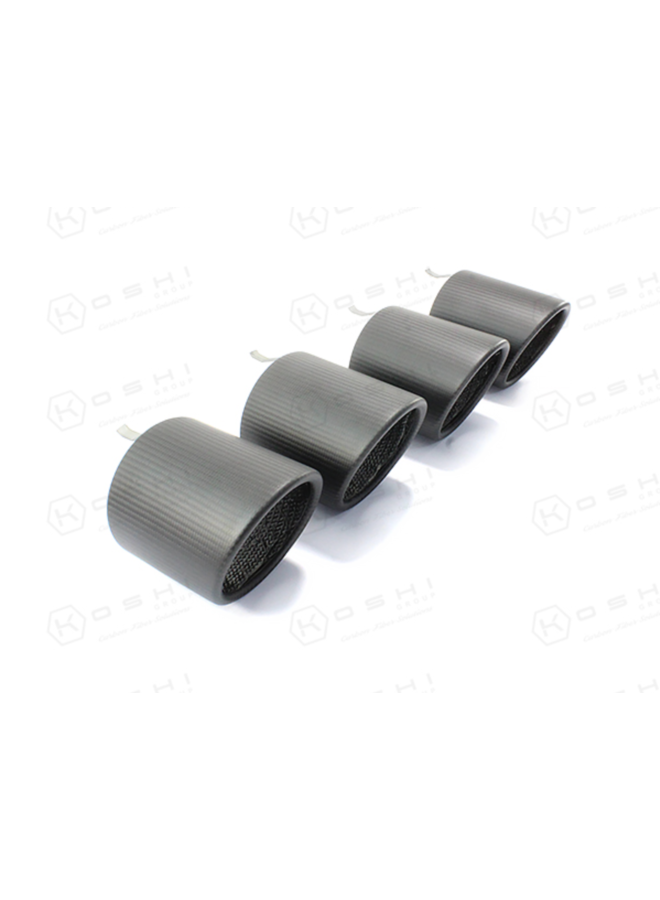 Carbon exhaust tips Alfa Romeo Guilia Stelvio QV