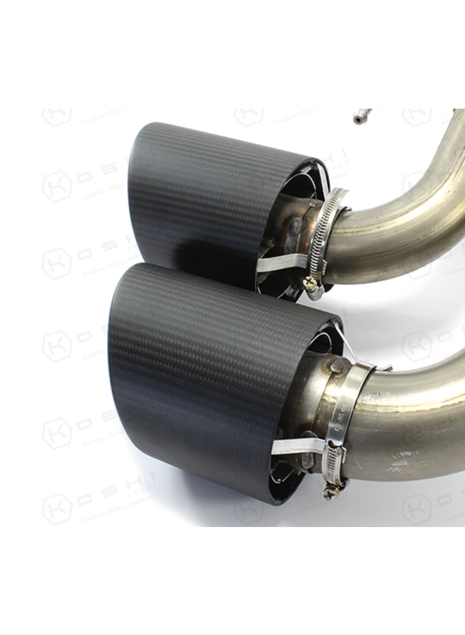 Carbon exhaust tips Alfa Romeo Guilia Stelvio QV