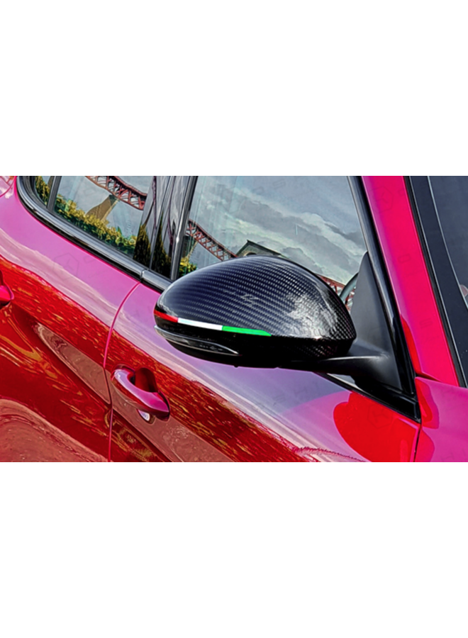cubiertas de espejo de carbono Alfa Romeo Guilia