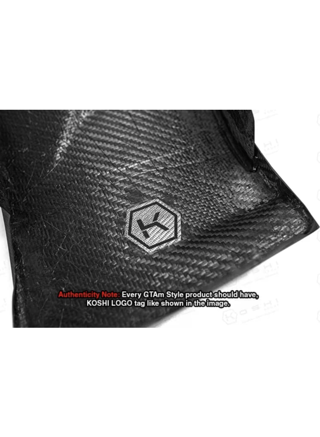 Para-choque dianteiro em carbono Alfa Romeo Guilia GTAm Style