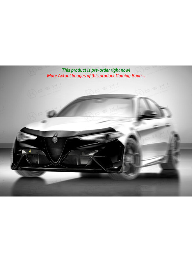 Alfa Romeo Giulia Carbon Fiber GTAm style bumper front