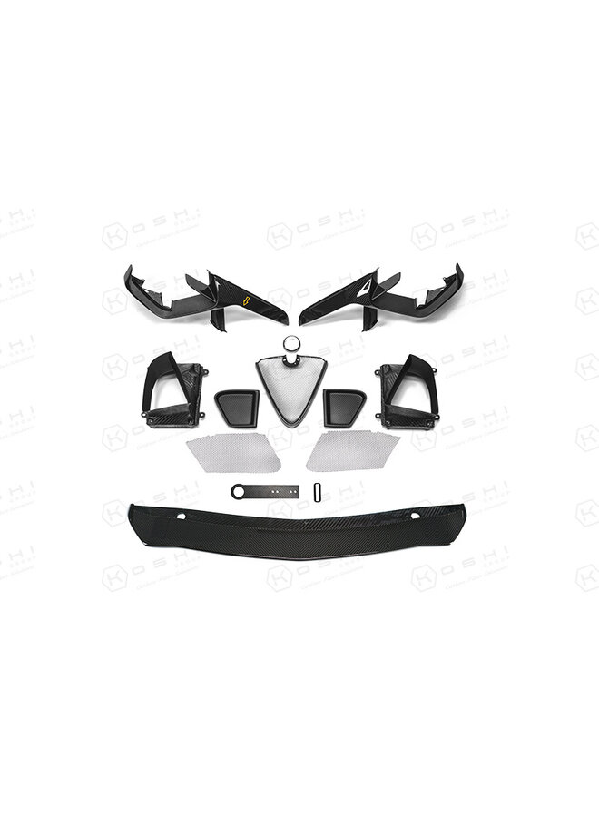 Kit de parachoques delantero estilo GTAm de fibra de carbono Alfa Romeo Giulia