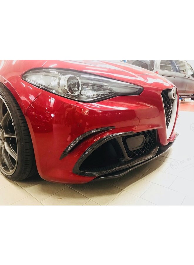 Alfa Romeo Giulia QV Aggresive Frontstoßstangenabdeckungen