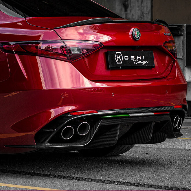 Alfa Romeo Giulia QV Carbon Fiber Diffuser lip