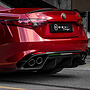 Alfa Romeo Giulia QV Labio difusor de fibra de carbono