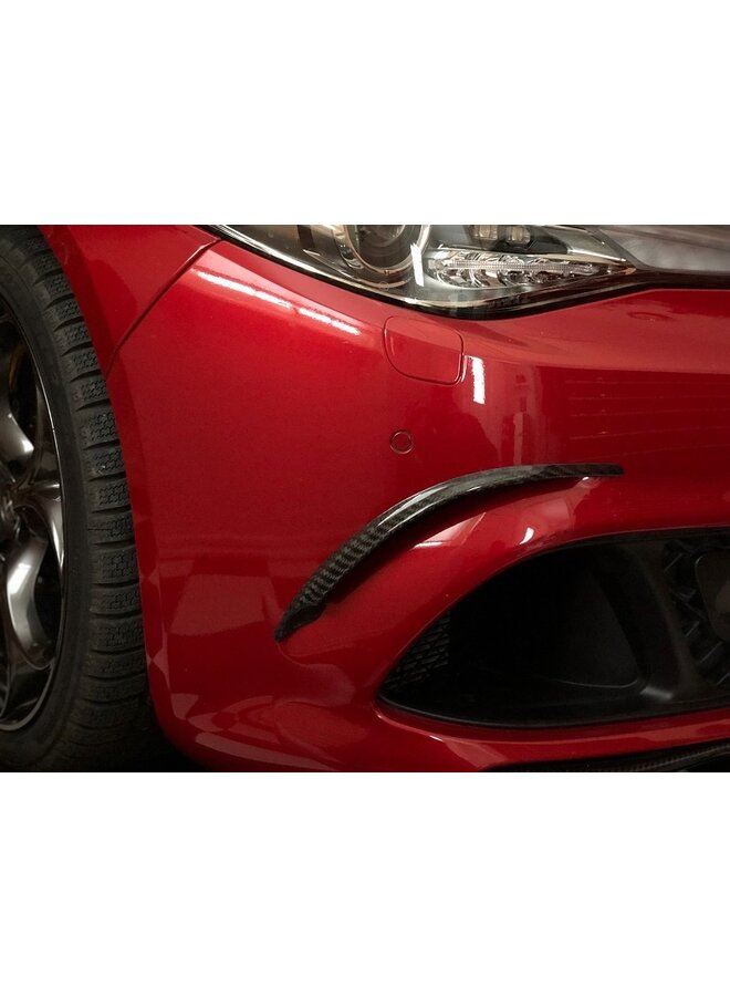 Alfa Romeo Giulia QV Carbon Fiber voorkant Luchtinlaat