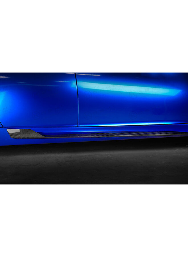 Alfa Romeo Giulia QV Karbonfaser-Seitenschweller im Racing-Stil