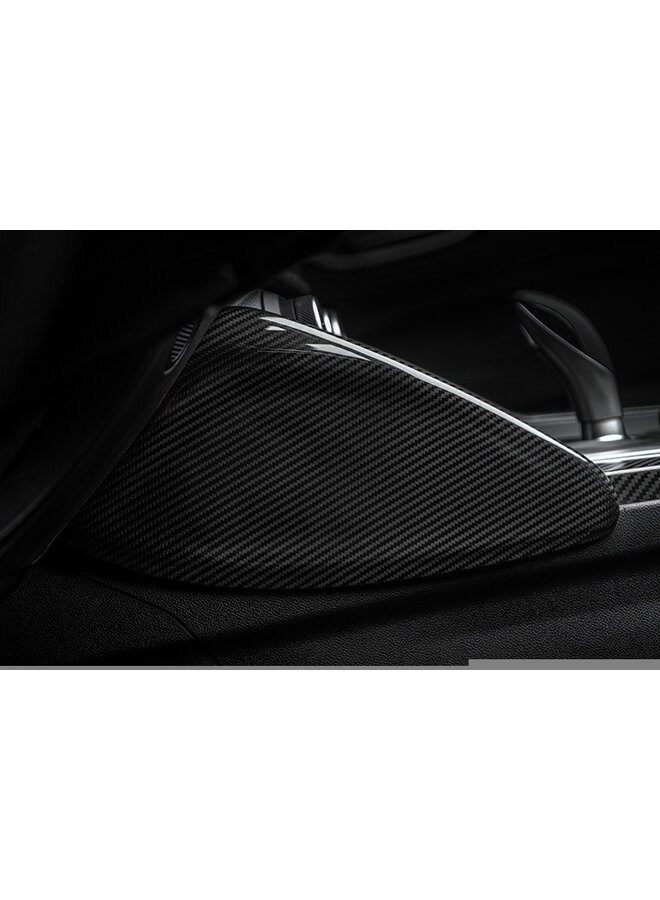 Alfa Romeo Giulia Carbon Fiber Interieur Console Zijpaneel cover