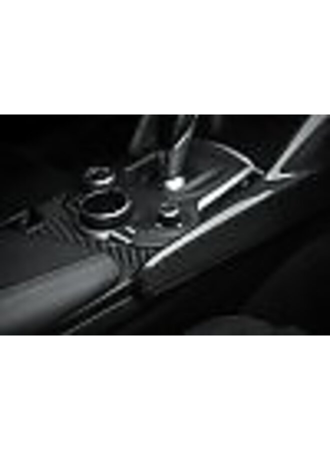 Alfa Romeo Giulia Carbon Fiber Interieur Console Zijpaneel cover